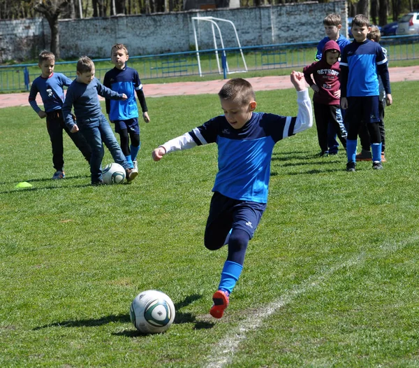 子供の football_6 のお祭り — ストック写真