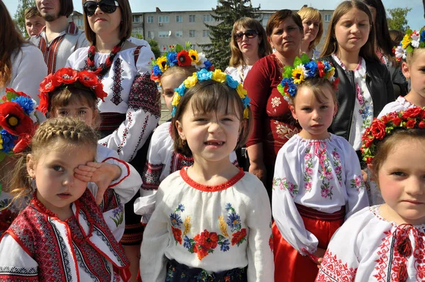 Празднование Дня украинской вышивки _ 9 — стоковое фото