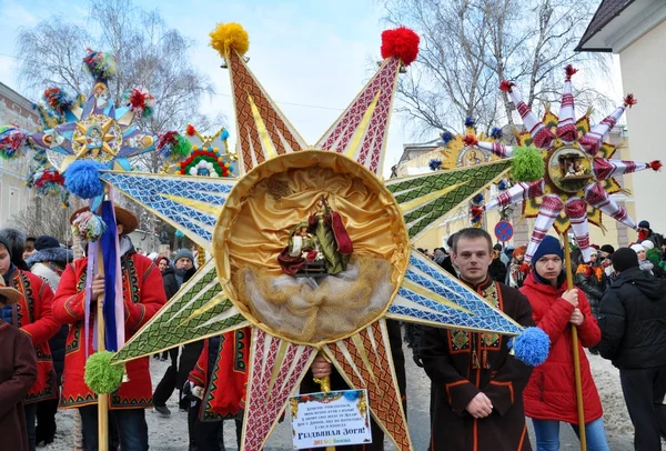 Holiday carols and Christmas star — Stock Photo, Image