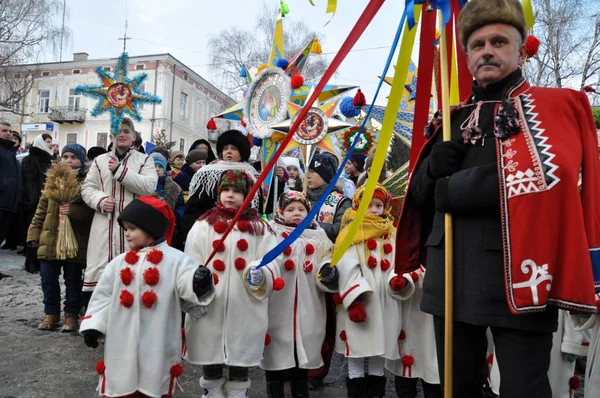 Chants de Noël et étoiles de Noël — Photo