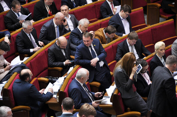 In the session hall of the Verkhovna Rada of Ukraine