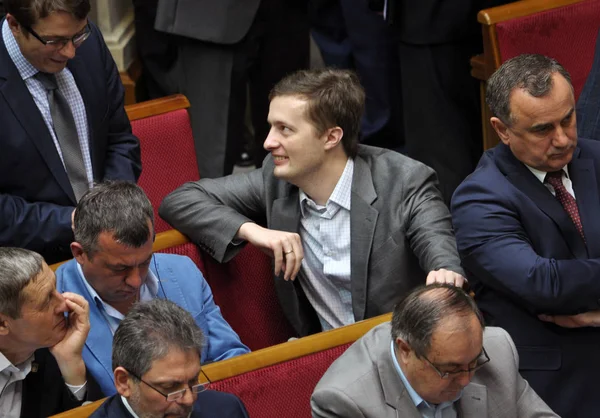 In de hal van de zitting van de Verkhovna Rada van Oekraïne — Stockfoto