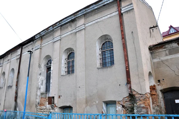 A velha sinagoga em Chortkiv — Fotografia de Stock