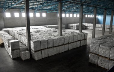 Bitmiş ürünler nişasta fabrikası ambar