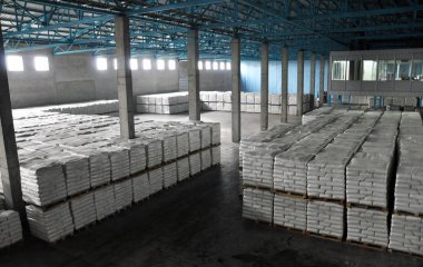Bitmiş ürünler nişasta fabrikası ambar