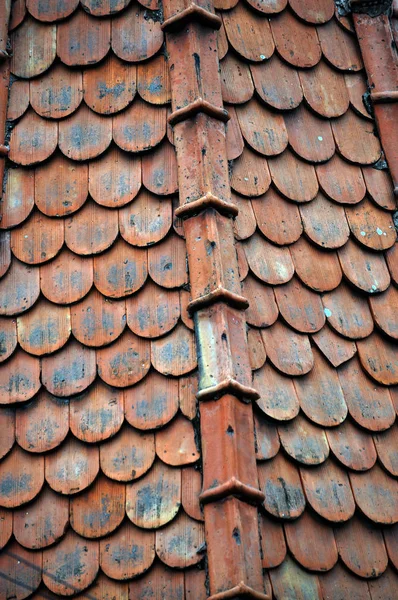 Roof with old tile