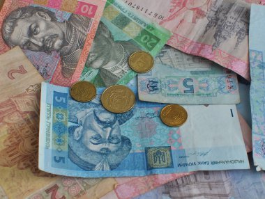 Küçük Ukrayna parasının bileşimi - banknotlar ve paralar