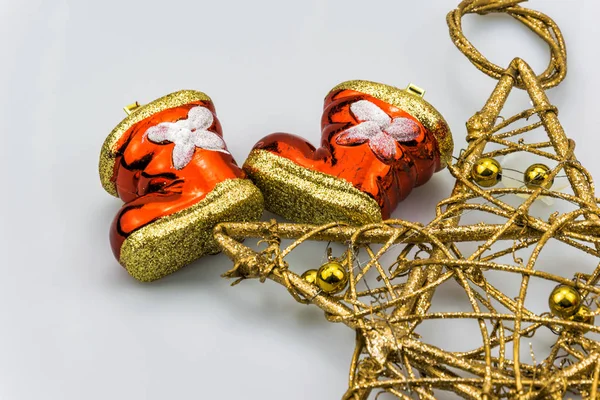 İzole Noel süsleri