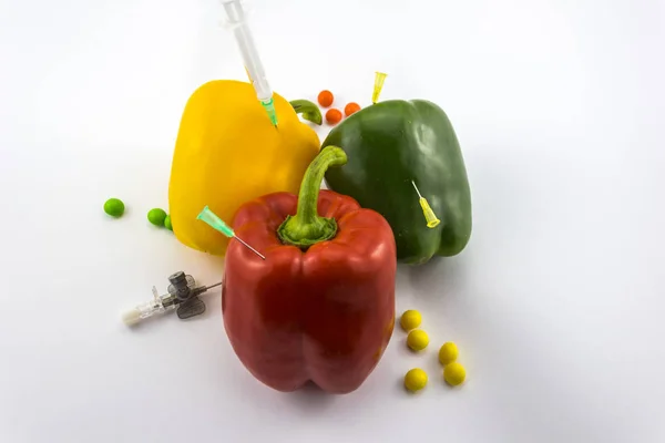 Çok renkli GDO kırmızı biber 