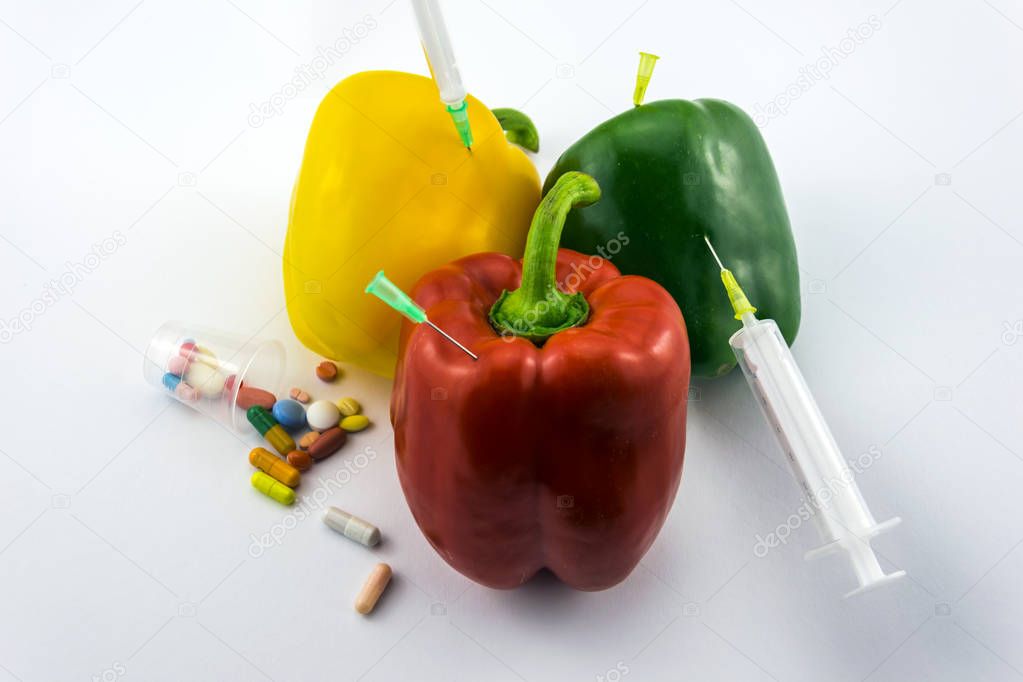 Multicolored GMO Paprika 