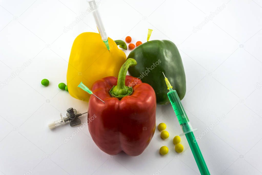 Multicolored GMO Paprika 