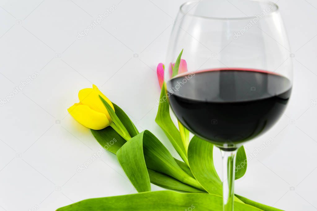 Wine and Tulips