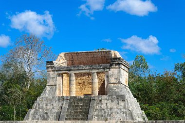 Chichen Itza, Yucatan, Unesco Dünya Mirası olmak ve dünyanın 7 harikasından biri olarak kabul Meksika, kayıp Maya şehir, Sit alanı detay.  