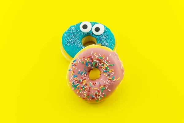 Çok renkli komik çörek