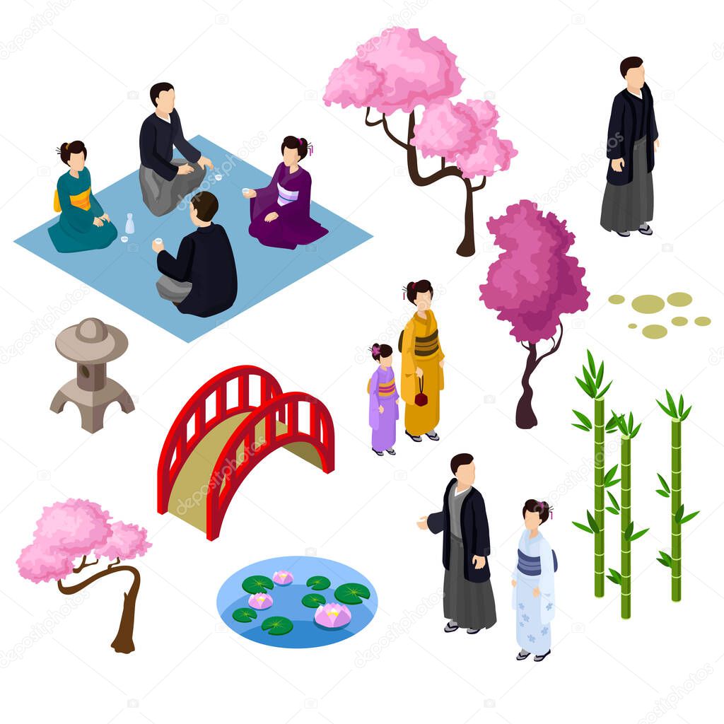 Japanese isometric elements