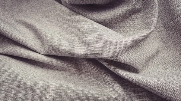 Beyaz tüvit kumaş Tekstil yakın grunge arka plan için katlanmış. 