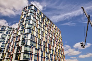 Brüksel 'de Avrupa Çeyrek Kompleksi Binaları. 