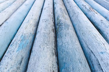 Grunge arkaplanı için kırsal açık mavi ahşap doku