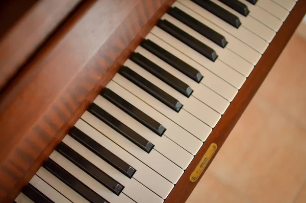 Piano Von Oben Niedrige Dof — Stockfoto