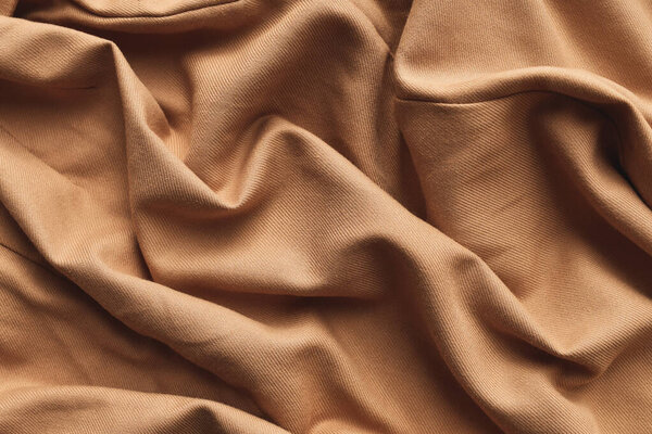 Бежевая или светло-коричневая ткань для фона
