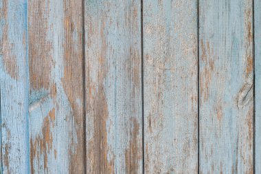 Ahşap işlemeli mavi pastel arka plan. Boşluğu kopyala.