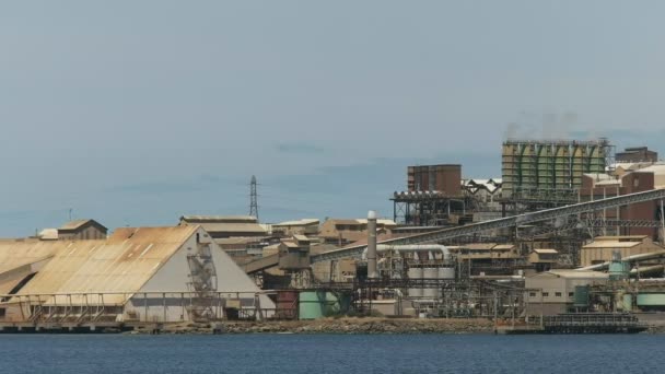 Panela do nyrstar zinco funciona em hobart, tasmânia — Vídeo de Stock