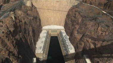 Las Vegas yakınlarındaki Hoover Barajı 'ndan yüksek çekim