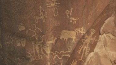 Utah 'taki gazete taşında bizon avcılığı.