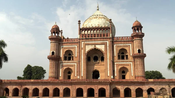 UNESCO dünya mirasının ön cephesinde Delhi 'deki Safdarjungs mezarı listelendi — Stok fotoğraf