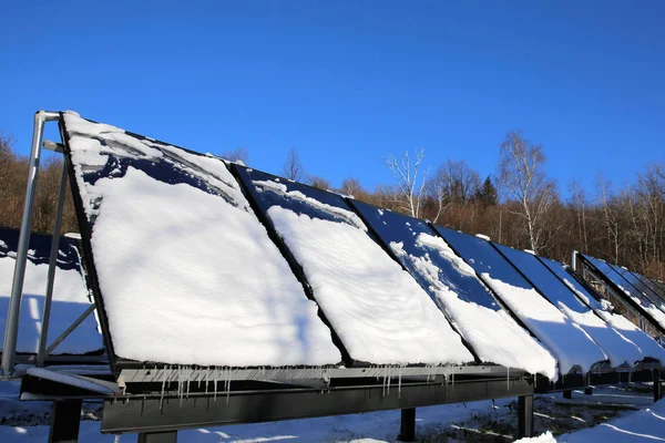 Invierno solar bajo la nieve —  Fotos de Stock