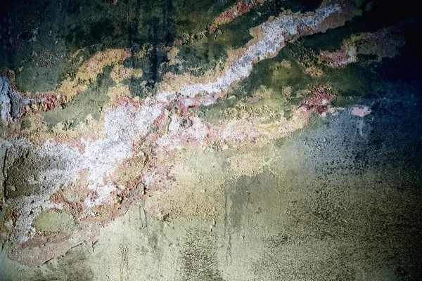 Стара Зруйнована Барвиста Фарба Стіні — стокове фото