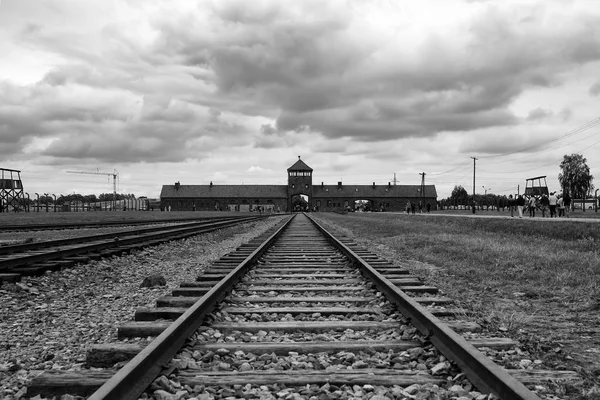 Campo Concentração Auschwitz — Fotografia de Stock