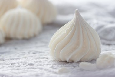 Beyaz lezzetli zephyr