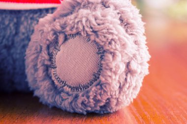 Ayı ayağı yakın çekim