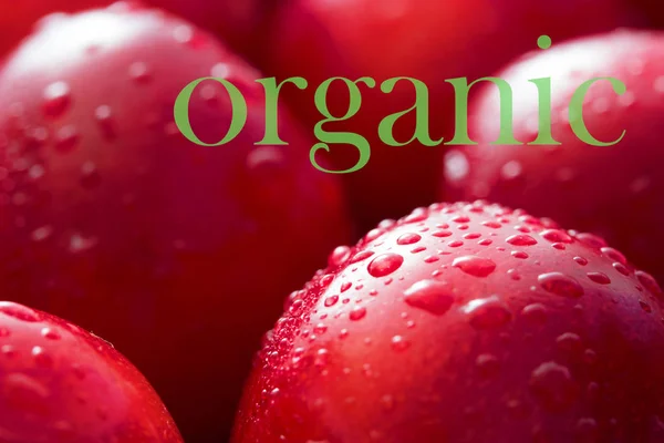 Крупним планом свіжі вишневі ягоди — стокове фото
