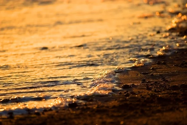 Відображення сонця на океанічних хвилях — стокове фото