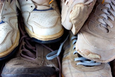 Önden görünüm çiftinden eski çizme