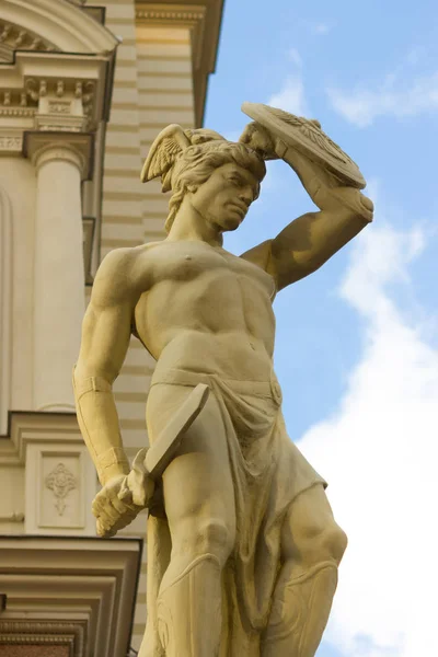 Statue of a roman warrior — Stock Photo, Image