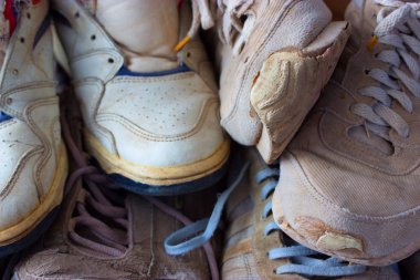 Önden görünüm çiftinden eski çizme