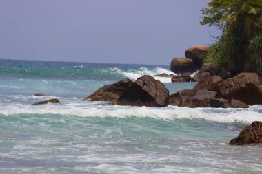 güzel manzara okyanus üzerinde