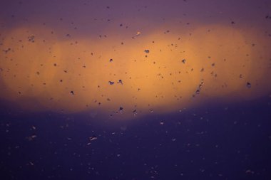 Gece şehir ışık - bokeh arka plan