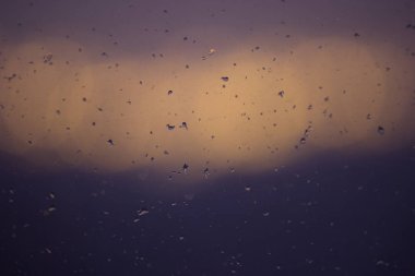 Gece şehir ışık - bokeh arka plan