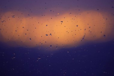 Gece şehir ışık - bokeh arka plan