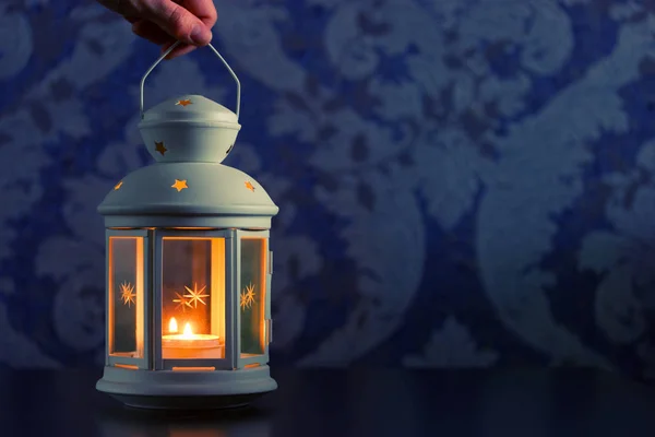 Belle lanterne blanche — Photo