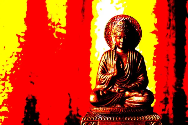 Chinesische Buddha-Skulptur — Stockfoto