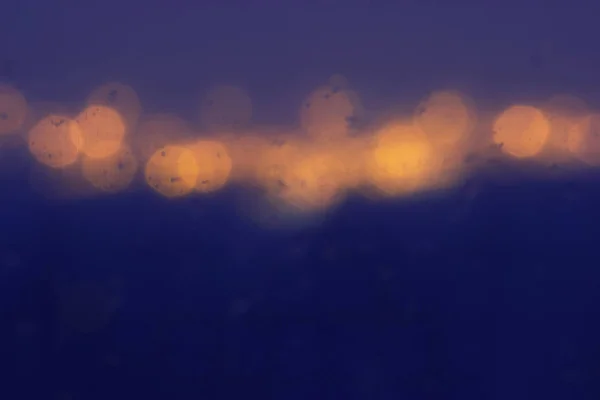Nacht Stadt Licht - Bokeh Hintergrund — Stockfoto