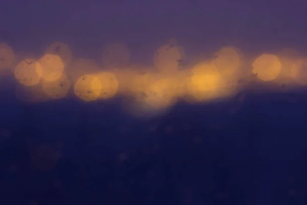 Noční město světlo - bokeh pozadí — Stock fotografie