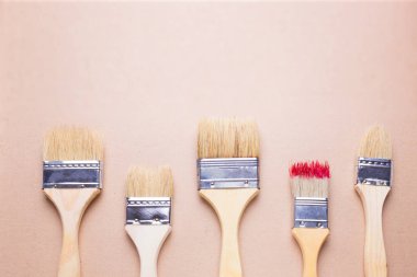 yeni farklı boyutlarda fırçalar