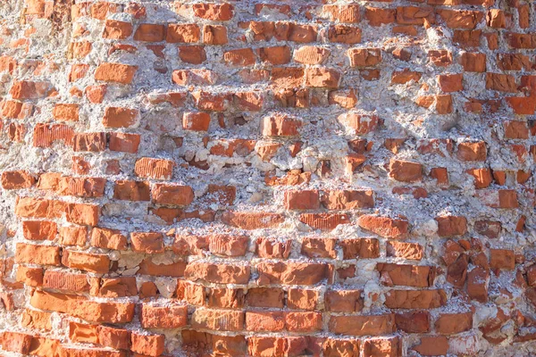 Pared de ladrillo dañado —  Fotos de Stock