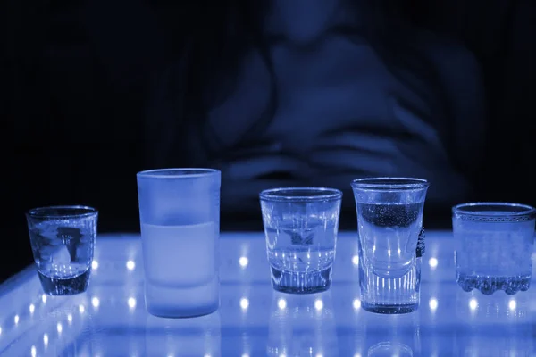 Young prostitute in a club — Stock Photo, Image